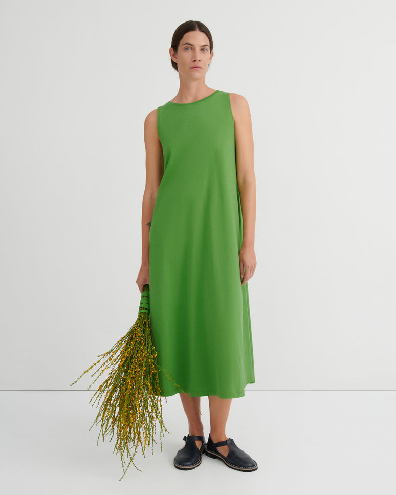 Kowtow Tank Swing Dress - Spring Green