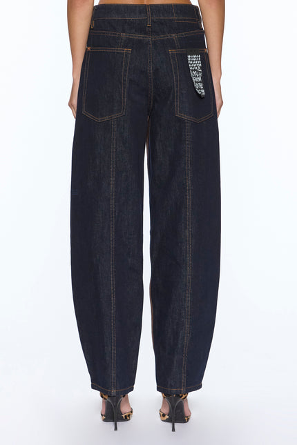 Ksubi Barrel Jean Original Spliced - Denim