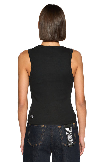 Ksubi Stacked Syndicate Tank Xtra - Black