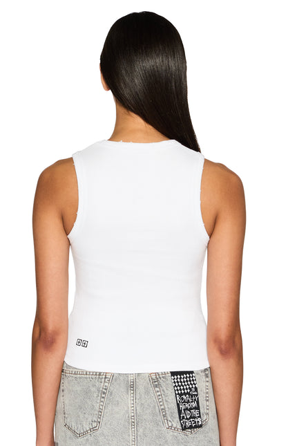 Ksubi Stacked Syndicate Tank Xtra - White
