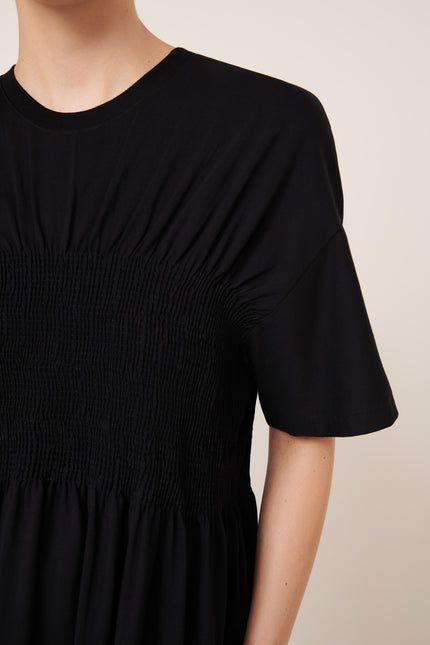 Kowtow Gathered Dress - Black