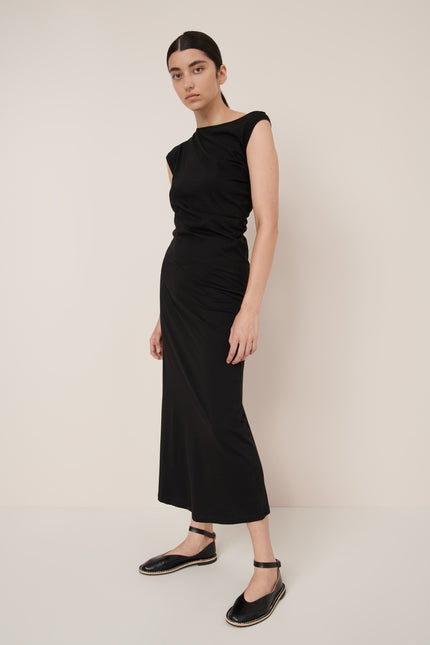 Kowtow Asymmetric Dress - Black