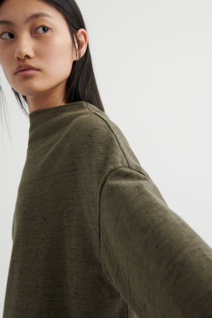 Kowtow Measure Dress - Bark Melange
