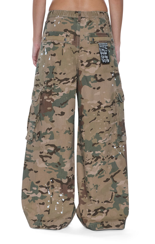 Ksubi Ksuper Cargo Pant - Woodland Camo