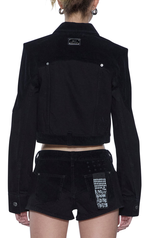 Ksubi Slim Trucker Jacket - Saloon Black
