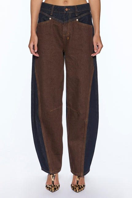 Ksubi Barrel Jean Original Spliced - Denim