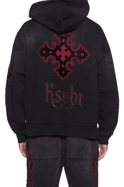 Ksubi Paise Ekcess Hoodie - Black Fade