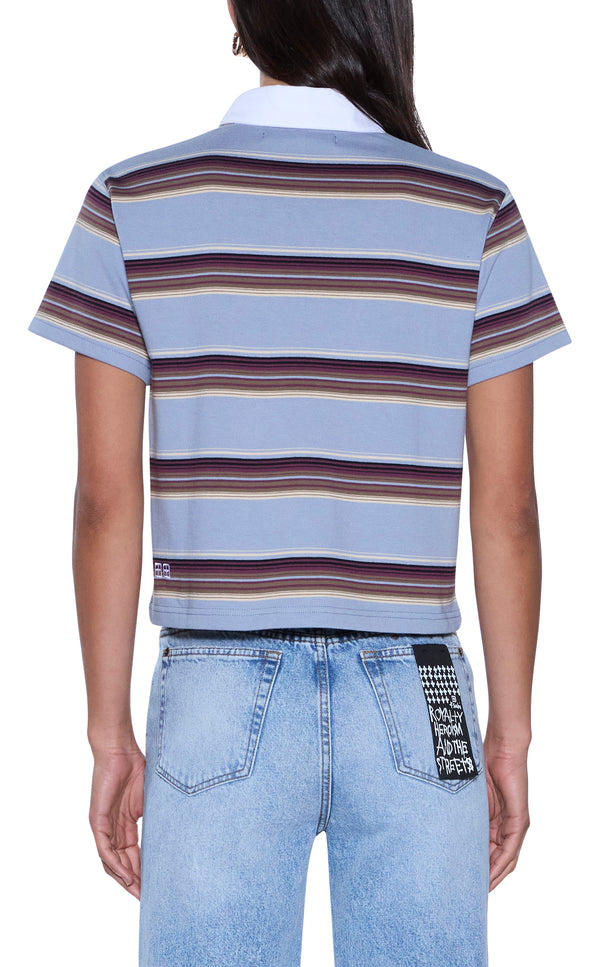 Ksubi SOTT Shrunken Polo - Multi Stripe