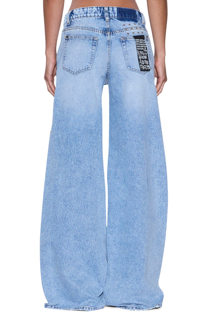 Ksubi Dropout Jean - Flight Blue
