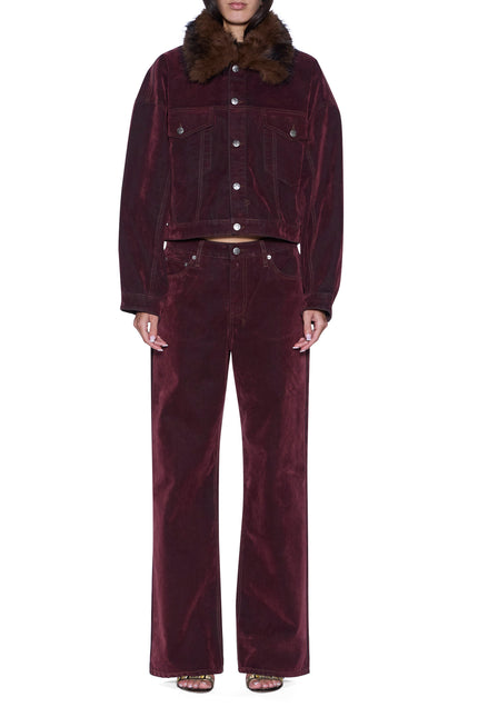 Ksubi Low Rider Jean Merlot - Burgundy