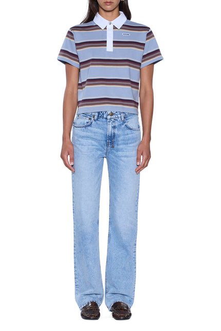 Ksubi SOTT Shrunken Polo - Multi Stripe
