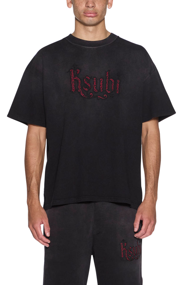 Ksubi Paise Ekcess SS Tee - Black Fade