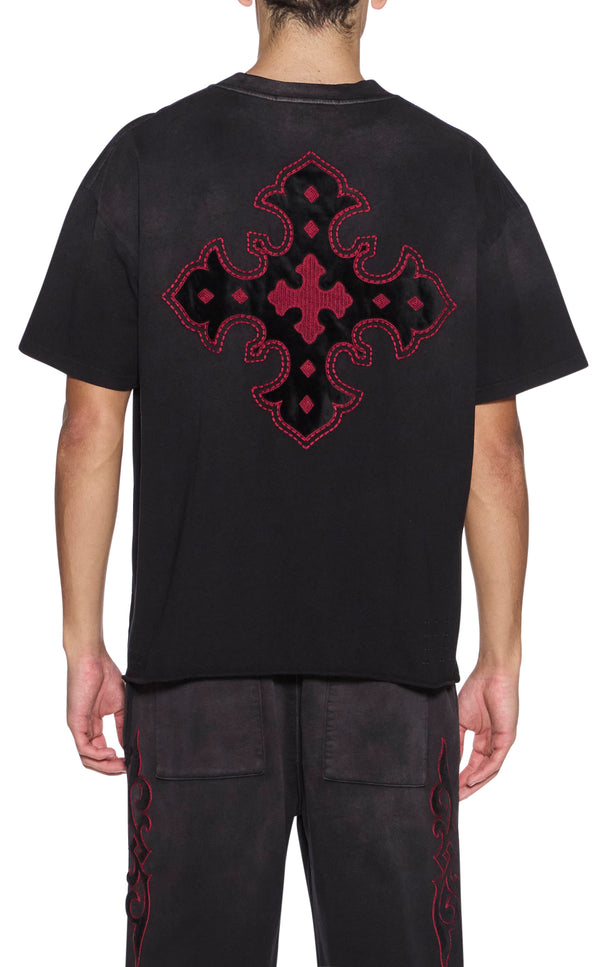 Ksubi Paise Ekcess SS Tee - Black Fade