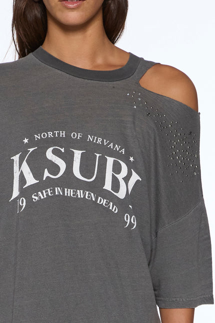 Ksubi Renaissance Oh G Tee - Charcoal