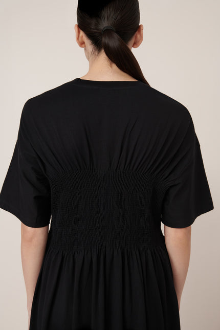 Kowtow Gathered Dress - Black