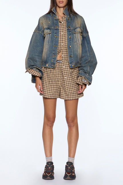 Ksubi Boxer Shorts -Tan Plaid