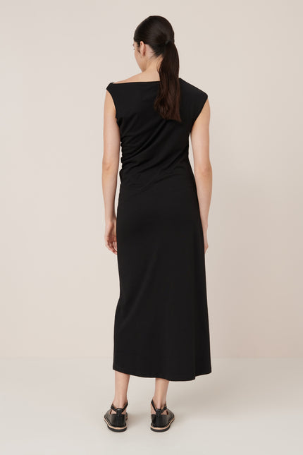 Kowtow Asymmetric Dress - Black