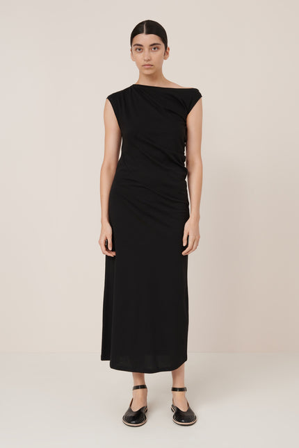 Kowtow Asymmetric Dress - Black