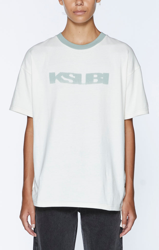 Ksubi Oh G Tee - Bleach/Matcha