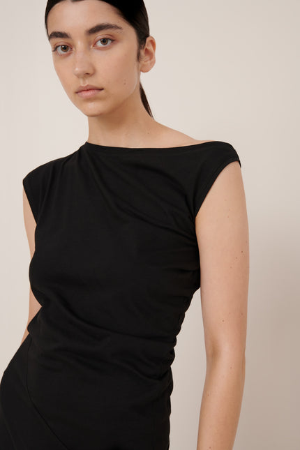 Kowtow Asymmetric Dress - Black