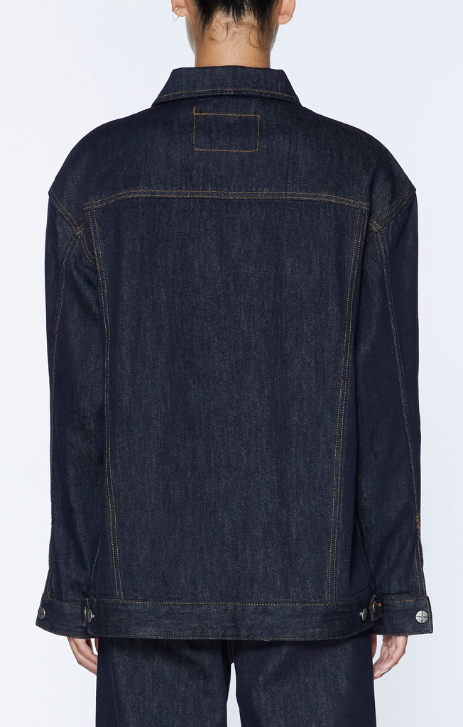 Ksubi Longline Trucker - Dark Indigo