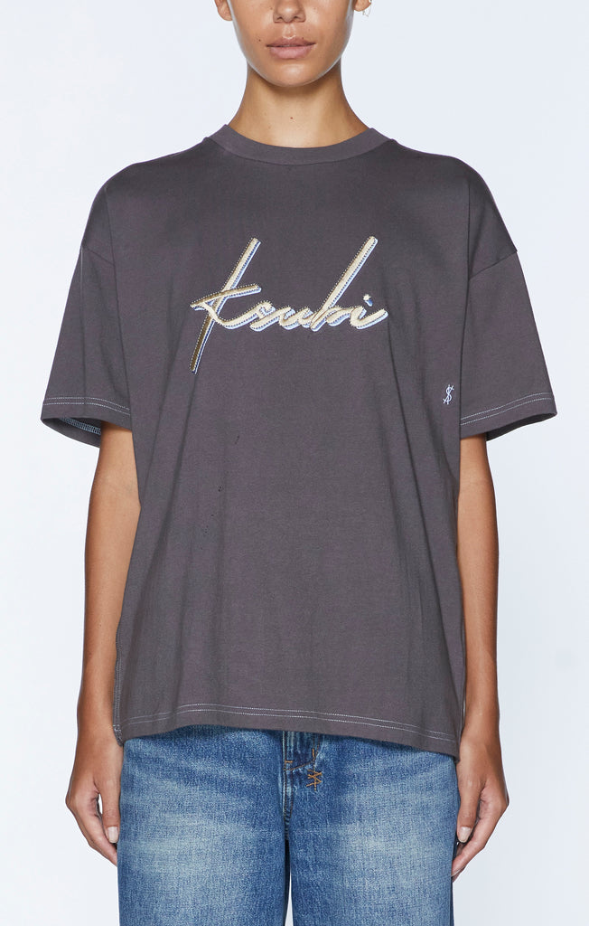 Ksubi Moniker Oh G Tee - Charcoal