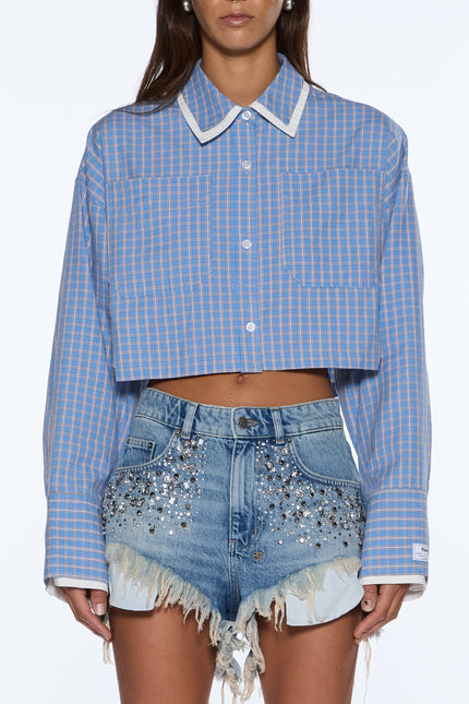 Ksubi Balter LS Shirt - Blu Check