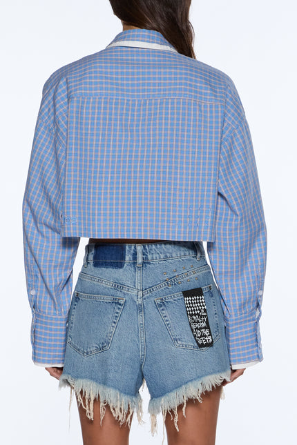 Ksubi Balter LS Shirt - Blu Check