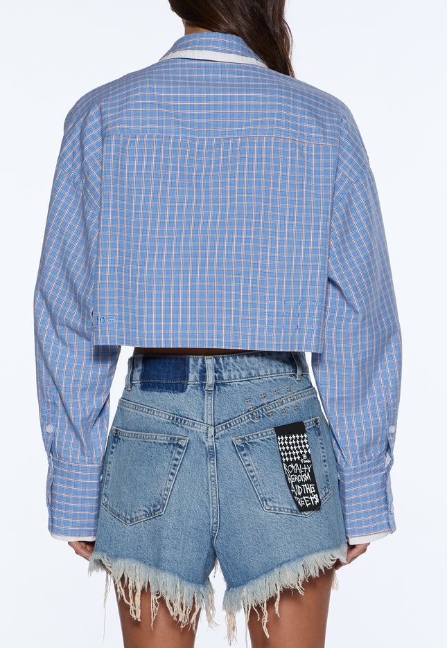 Ksubi Balter LS Shirt - Blu Check