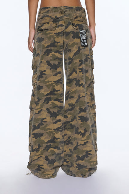 Ksubi Dropout Cargo Pant - Camo