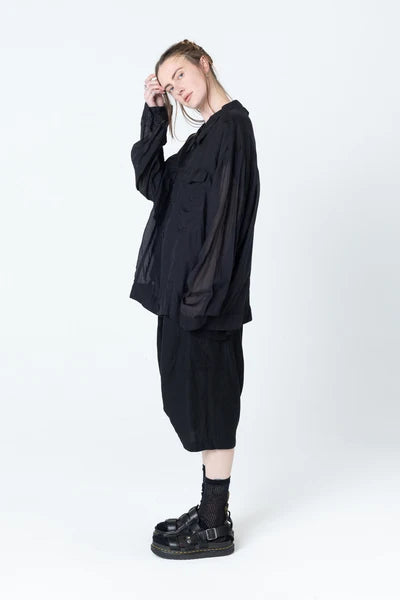 Company of Strangers Worker Jacket - Black Sheer