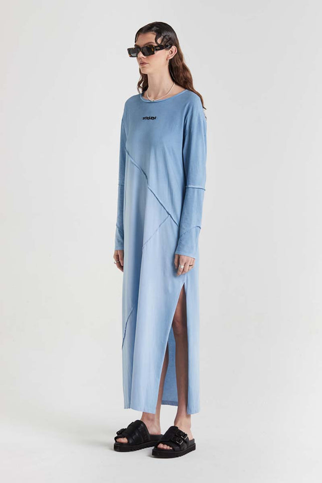 Stolen Girlfriends Club - Jigsaw Maxi Dress - Blue Fade