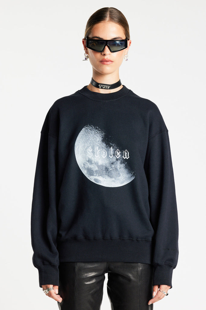 Stolen Girlfriends Club Bad Moon Crew - Washed Black