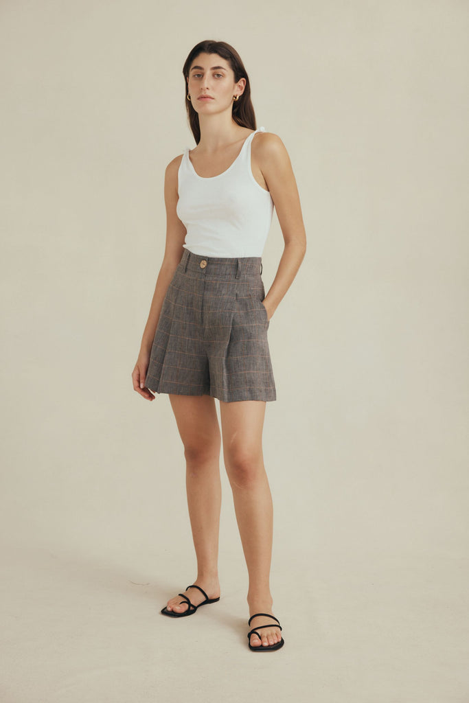 Marle Marion Short - Plaid