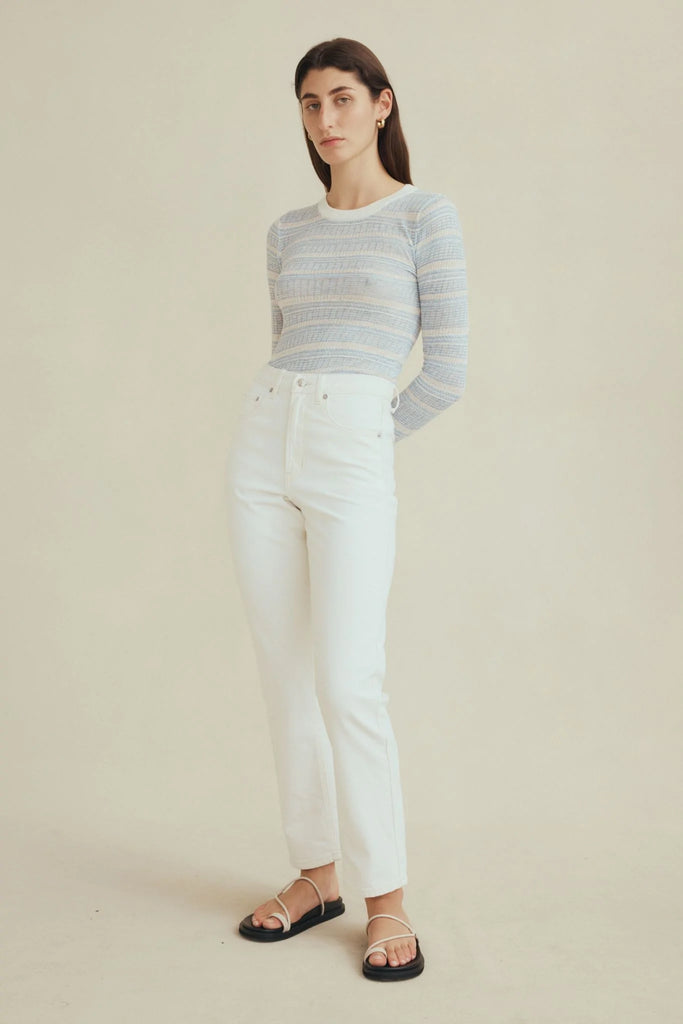 Marle Straight Leg Jean - Ivory