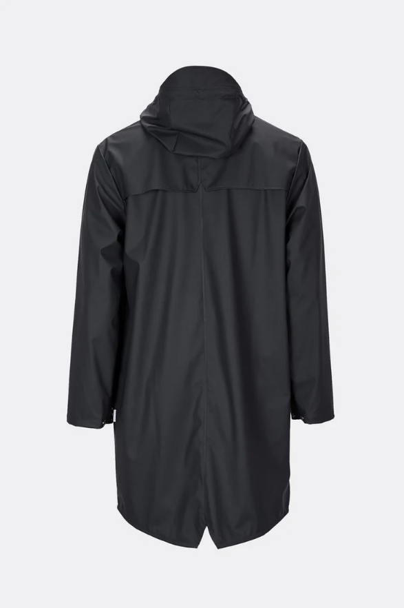 Rains 1202 Long Jacket - Black