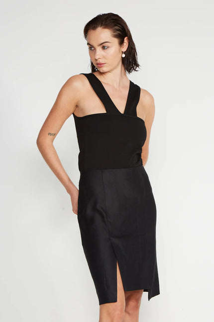 Zambesi Panel Skirt - Ebony