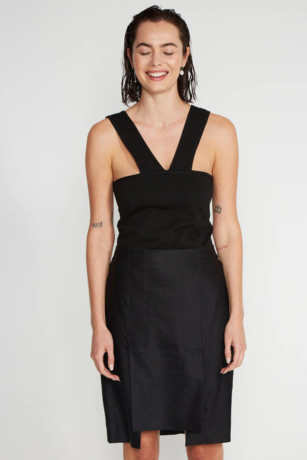 Zambesi Panel Skirt - Ebony