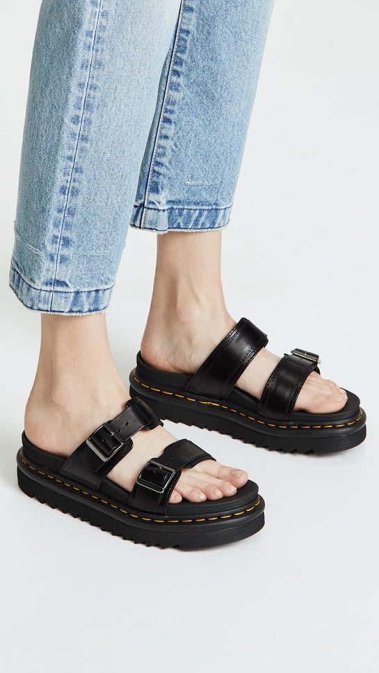 Dr. Martens Myles Sandal - Athena - Black